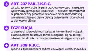 Utrudnienia w procedurze cywilnej