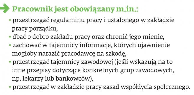 Zatrudniony musi dbać o interes pracodawcy