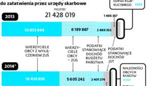 Ile i jakie należności egzekwują urzędy skarbowe
