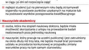 Jakie zmiany w szkolnictwie wyższym