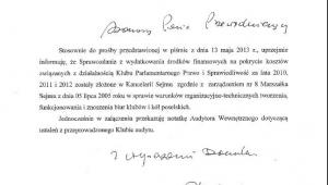 Dokumenty z audytu finansów PiS