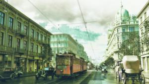 Kadr z filmu „Warszawa 1935” współfinansowanego przez markę LOTTO