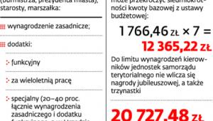 Wynagrodzenie kierowników jednostek samorzadowych i podległych im prezesów