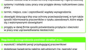 Regulaminy pracy i wynagrodzania