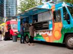 Food truck z napojami z opłatą targową