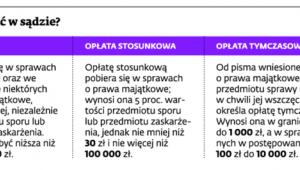 Ile trzeba zapłacić w sądzie?