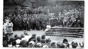 Prezydent Stanisław Wojciechowski na Wawelu, Kraków 1925 r.
